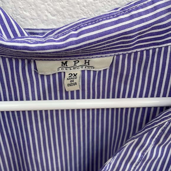2x shirt! Purple stripped - Picture 2 of 4
